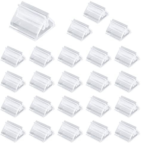 LAMXD 24 PCS Acrylic Card Stands - Clear Game Card Stands, Board Game Piece Holders, Photos, Memos, Pictures Display