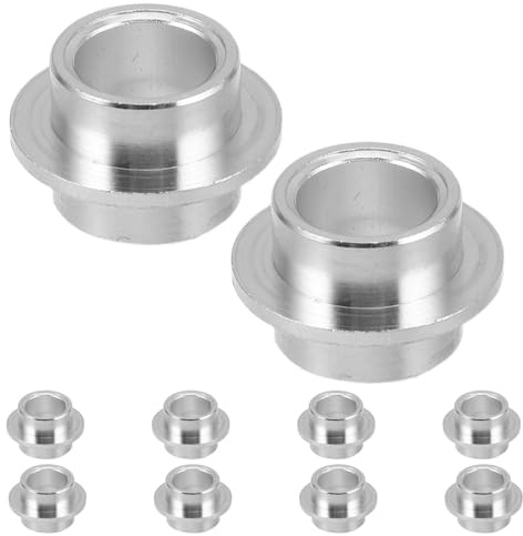Homoyoyo 30 Espaciadores de Eje para Patines en Línea de Aluminio, Accesorios para Patinetas y Scooters, 12x10x6 Cm, Espaciadores de Rodamientos para Ruedas, Kit de 30 Piezas, Estabilidad