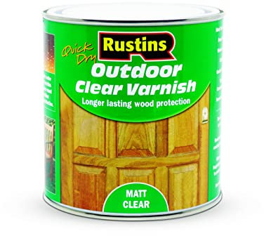 Rustins Quick Dry Outdoor Clear Varnish 1L Matt