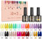 Smalto Semipermanente- NAILMASHA 23 Pcs 8ml Smalti Semipermanenti per Unghie in Gel LED con Base e Top Coat, Matt Top, Nudo Neon Nero Glitter Kit Semipermanente Unghie Collezione di Smalto per Unghie