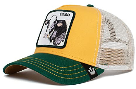 Goorin Bros. Unisex-Erwachsene The Farm Original Adjustable Snapback Trucker Hat Baseballkappe, Gelbe Cash-Kuh, Einheitsgröße