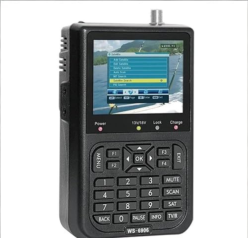 CENPEK Buscador de Satélite WS6906 Pantalla LCD de 3.5 Medidor de Buscador de Señal Digital de Datos 950MHz - 2150MHz