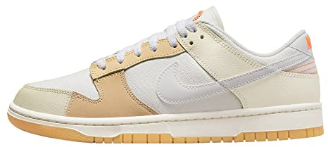 Nike Dunk Low Retro, Basketballschuhe für Damen, White Sail White Sanddrift, 44.5 EU