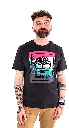 Outdoor Graphic T Timberland Color Black Talla L para Hombre