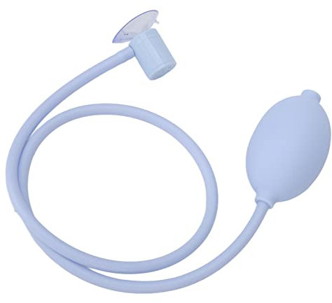 Sitz Badewanne Flusher Tube, Sitz Bad Ablaufloch Einfach zu bedienen Saugnapf Universal Bidet Handheld Schwanz Dichtung für Private Pflege für Postpartum (Blau)