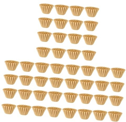 MAGICLULU 150stücke Unbleichte Cake Shape Kaffeefilter Für Handaufguss Für Kaffee Geruchsneutral Gleichmäßiger Fluss Für Zuhause Küche