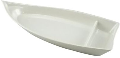 EFAY Bateau Sushi blanc Kamome en mélamine 30,2 x 14,1 cm