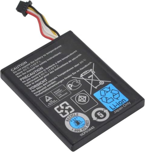 T40JJ 070K80 70K80 H132V 0H132V Laptop Battery Replacement Compatible for DELL PowerEdge Server PERC H710 H710P H730 H810 H830(3.7V 1.8Wh)