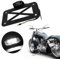 Riloer Motorcycle License Plate Holder, Motorcycle License Plate Bracket, Side Mount LED Tail Light License Plate Holder for Motorcycles, Sport Bikes, Cruisers, etc.