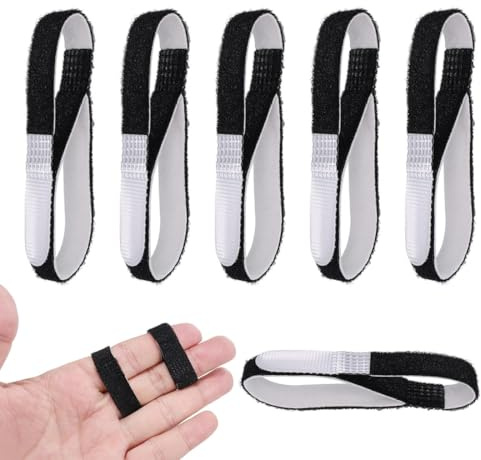 WUSJCOF Férulas Dedo Gatillo, 6 Piezas Mano Ajustable, con Ayuda de Aluminio Incorporada, Protector Dedo para Artritis, Tendinitis, Esguince de Pulgar, Martillo y Meñique