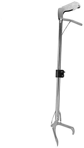 Qcwwy Professionelle Schlangenzange, Ergonomischer Griff, Langlebiges Greifwerkzeug aus Metall, Tragbarer Schlangenfänger für den Umgang mit Reptilien und den Einsatz Im Freien (100cm)
