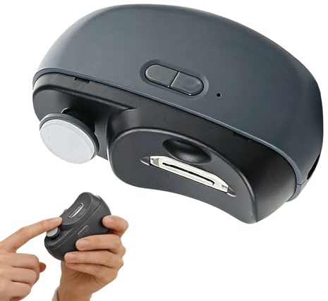 Nudorpn Ongles d'orteils électriques - Polisseuse automatique rechargeable - Rechargeable avec éclairage LED - de sécurité et sans fil - Pour et adultes - Pour manucure et