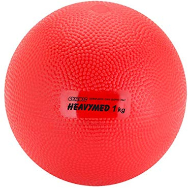 Gymnic Heavymed Medicine Ball - Red, 1 kg