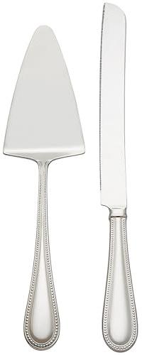 Reed & Barton Lyndon 2pc Dessert Set, 0.8 LB, Metallic