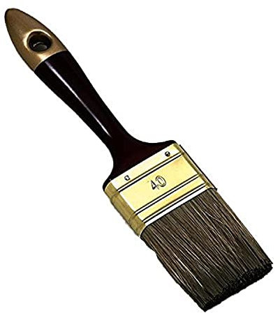 Nölle 56940 Brosse à lasure d'artisan, Or/brun, 40 mm