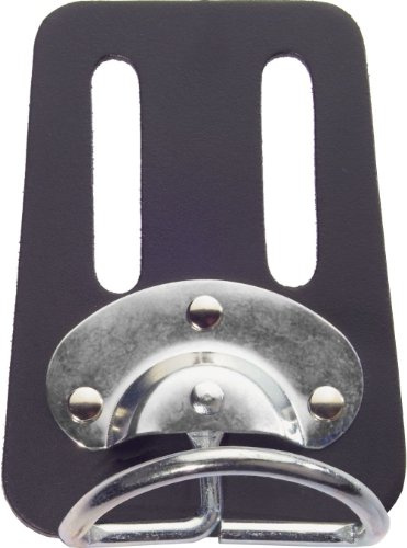 JOB Hammerhalter aus Leder mit Metallbügel/Hammerbügel f. Dachdecker, Zimmer und Handwerk