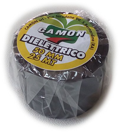 Nastro isolante dielettrico 50 mm x 25 metri nero