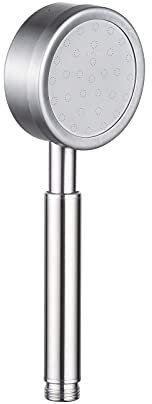 Ibergrif M20224 Shower Head, Stainless Steel High Pressure Handheld Shower Head Only, General G1/2 Interface Shower Sprayer, Silver