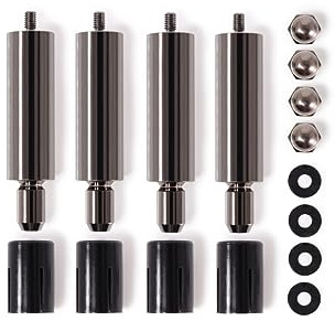 Alphacool Core Push Mounting Set to Mount Distro Plate from Alphacool on a Radiator or PC Housing (15726 Mounting 50 mm M3/M4/UNC 6-32 Set 4x)