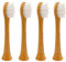 Brush Wasteless Bamboo Electric Toothbrush Heads (4-Pack) | Philips Sonicare Compatible, Soft Bristles, Eco-Friendly