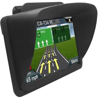 GPS Navigator Parasole Parasole Parasole Copertura Antiriflesso e Riflessione, Visiera Protezione Solare Sun Shade Visor Ombrello Solare, Adatto per GPS da 6 e 7 pollici