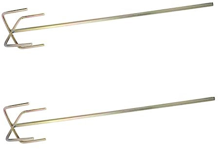 NUOBESTY 2piezas Varilla Mezcladora De Acero Profesional Para Cemento y Pintura Mezclador Conveniente y Resistente Para Mortero y Concreto Batidoras Portátiles Para Uso Versátil Construcció