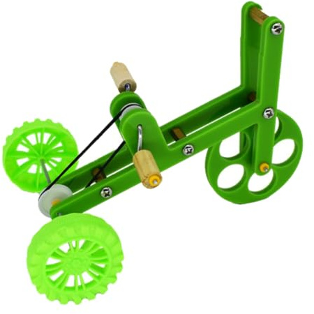 Levemolo Bicicleta de Entrenamiento Juego de Loro para Loros Juguete Educativo Accesorios para Pájaros de Plástico y Metal, Fácil de Mover y Almacenar