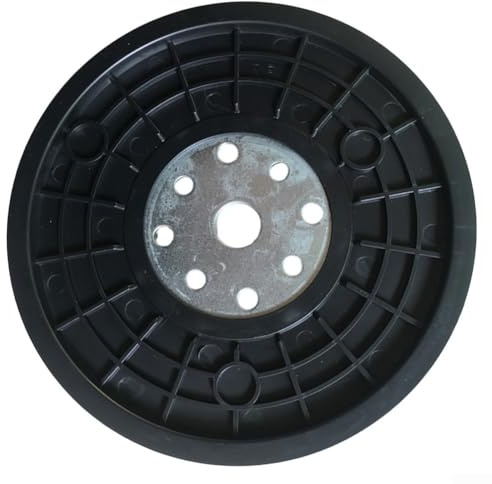 Rueda de transmisión para bicicleta estática para gimnasio en casa, poleas de plástico para transmisión de movimiento suave, 24 cm de diámetro