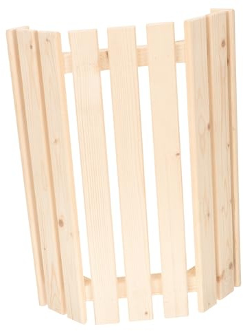 KALLORY Pantalla Resistente a Altas de Madera para Sauna de Lámpara Cubierta Protectora Antiexplosión de Plástico para Cabinas y Salas de Sauna