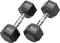 Bad Company I Kurzhanteln gummiert für Aerobic, Gymnastik und Fitness 16 Kg (2x8,0)