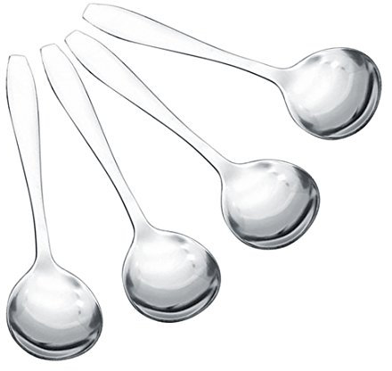 Bee-eaters Stainless Steel Dessert Spoon Table Spoon Set of 4 (Small)