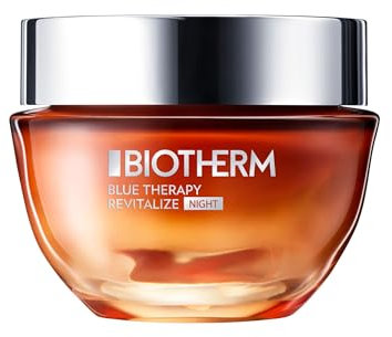BIOTHERM Blue Therapy Amber Algae Crema Rigenerante Anti-Età, Per Pelli Mature, Pelle Più Luminosa, Nutrita e Tonica, Rughe Ridotte, Con Life Plankton e Alga Ambrata, 50 ml