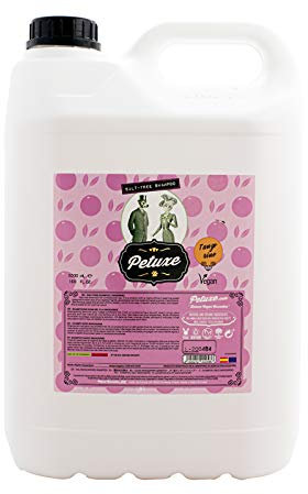Petuxe Veganes Shampoo für Haustiere, ohne Mandarinensalz, für irritierte Hände, Hundeshampoo, Katzen-Shampoo, für alle Rassen, professionelle Verwendung für Hundefrisierer, 5000 ml
