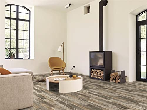 PVC Bodenbelag Vinylboden in markantem Holz-Design, DIN-A4 Musterstück