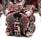 DND Würfel Set, Dungeons and Dragons Würfel Set Metall Spielwürfel HNCCESG Hohle Engel D&D Würfel Polyedrische Würfelset für Pathfinder MTG RPG DND Dice Set W20 W12 W10 W8 W6 W4 (Engel Spritzte Blut)