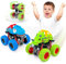 AESTEMON Auto Spielzeug ab 3 Jahre Junge, Monstertruck Dinosaurier Cars Spielzeug Kinderspielzeug 2 3 Jahre Junge, 360° Drehbaren Spielzeugauto Kinder Geschenk Junge 2 3 4 5 Jahre, 2 Stück