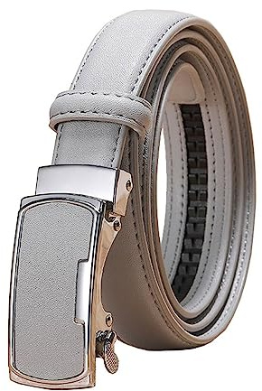 NIUXICH 2.3cm largeur femmes ceinture en cuir décontracté dames ceintures réglables ceinture à boucle automatique