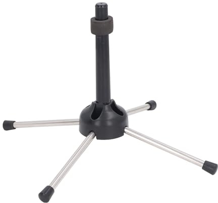 Supporto per Clarinetto, Design Pieghevole a 4 Gambe, Supporto Stabile, Antiscivolo per Oboe, Flauto, Strumento a Fiato