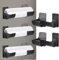 4 Pièces Film Alimentaire Support Rangement Porte, Organisateur de Papier Aluminium, Boîte Rangement Murale en Plastique, Distributeur de Sacs Poubelle pour Armoire, Salle de Bains, Réfrigérateur
