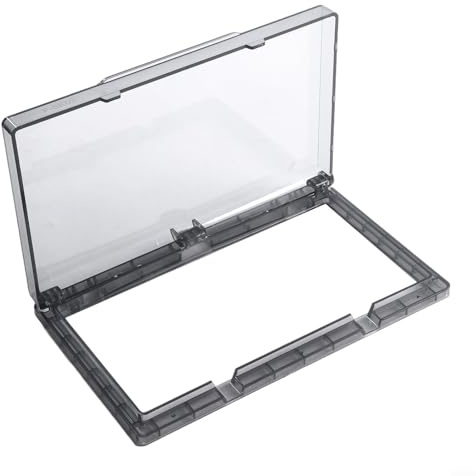 86 Type Double Outlet Cover, Switch Cover Protector Plastic Socket Boxes Wall-Mounted Socket Cover Box for Protection Socket for Bathroom, Home, Outdoor, School & Nursery (Black)