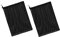 KITANDOVE 2St Wasserpumpenfilter teich reinigung kalanchoe Teichpumpenfilter Zugbeutel für Pumpe Teichfilter für Freilandteiche Mesh-Pumpenfilterbeutel Filterbeutel für Pumpe Polyester Black