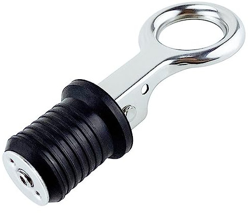 Ablassstopfen für Boote Verschlussstopfen Lenzstopfen 304 Edelstahl Griff Marine Ablassschrauben Bilgestopfen Marine Bootszubehör Ablassstopfen Ablassschraube für 25/32mm Drainagelöcher (25mm)
