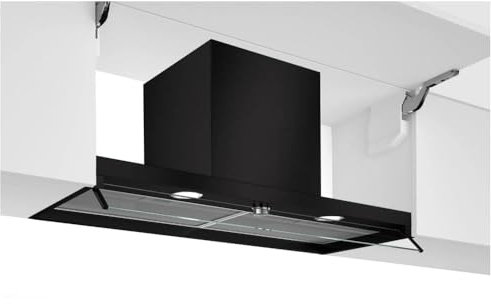 Bosch DBB96AF60, Hotte intégré Série 4, 3 vitesses d'aspiration, 90cm, Noir mat