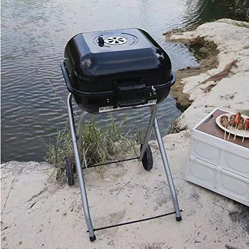 MYVVKIA Parrilla de Barbacoa de carbón para Exteriores, Parrilla de Barbacoa portátil Plegable para el hogar, Estufa de Barbacoa de carbón