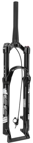 Mountain Bike Suspension Front Fork 29 Inch Aluminum Alloy Remote Lockout Air Anodized Coating for Mountain Bike Black