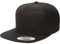 Flexfit Unisex Classic Snapback Cap Kappe, Schwarz, Einheitsgröße EU