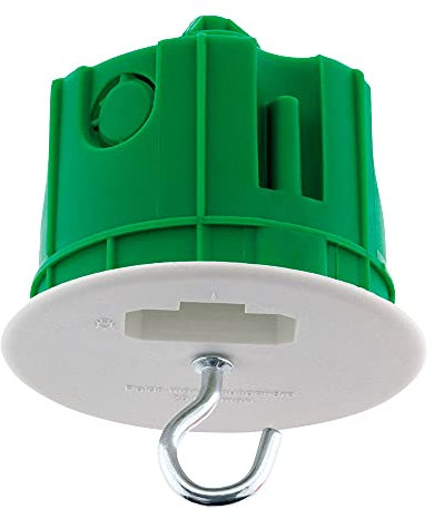 Boîte DCL Point de Centre Murs Pleins Ø65mm Vert - BLM