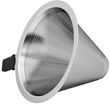 Coffee Gator feinmaschiger Edelstahl Kaffeefilter - für Coffee Gator 800ml Pour Over Kaffeebereiter - passend für die meisten Tee- und Kaffeetassen