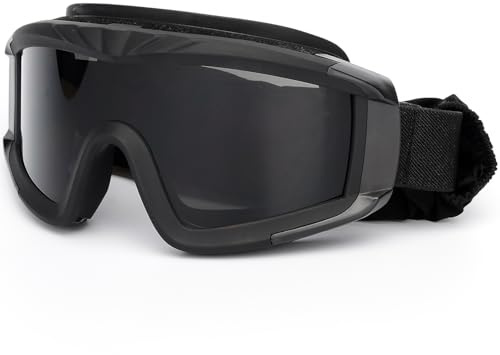 SPOSUNE Airsoft Goggles Military Tactical Goggles with 3 Interchangable Lens Impact resistance Hunting Eyewear, UV400 Protection Shooting Glasses for Men Women Motorcycle Riding Wargame Paintball
