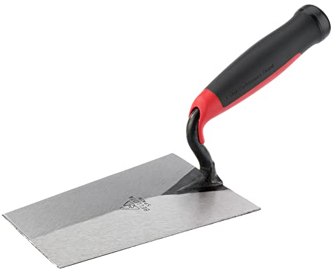 Bellota Paleta Pro trapezoidal con mango bimaterial 180 mm / TRF21BBM, Negro,metalico,rojo